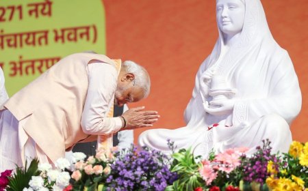 भोपाल में लोकमाता देवी अहिल्याबाई होल्कर की जयंती पर श्रद्धासुमन अर्पित करने का सौभाग्य मिला। :- नरेंद्र मोदी