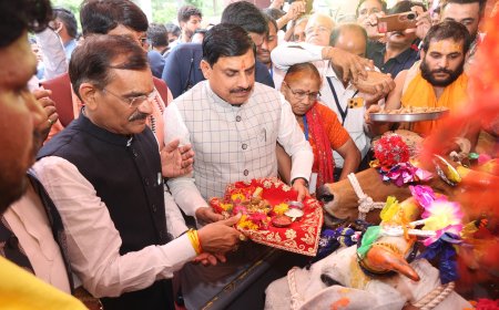 मुख्यमंत्री डॉ. मोहन यादव एवं भाजपा के प्रदेश अध्यक्ष व सांसद श्री विष्णुदत्त शर्मा ने मुख्यमंत्री निवास में राज्य स्तरीय गौ-शाला सम्मेलन को किया संबोधित