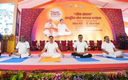 स्वस्थ जीवन, शांत मन एवं निरोगी शरीर के लिए योग को दिनचर्या का अटूट हिस्सा बनाएं...