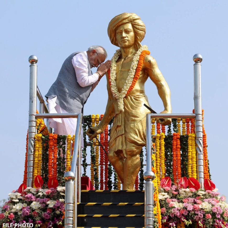 स्वतंत्रता संग्राम के महानायक भगवान बिरसा मुंडा जी...