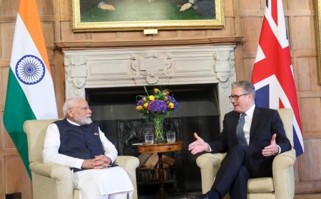 प्रधानमंत्री कीर स्टारमर के साथ बातचीत शानदार रही:-नरेन्द्र मोदी