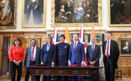 भारत-ब्रिटेन आर्थिक साझेदारी में आज एक नया अध्याय शुरू हो रहा है।