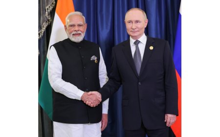 तियानजिन में एससीओ शिखर सम्मेलन के दौरान राष्ट्रपति पुतिन के साथ एक शानदार बैठक हुई।