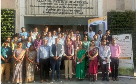 आयुफार्म 2025 औषधीय जड़ी—बूटियों की खेती का सर्टिफिकेट कोर्स एआईआईए में संपन्न