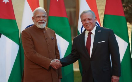 अम्मान में महामहिम राजा अब्दुल्ला द्वितीय के साथ सार्थक चर्चा