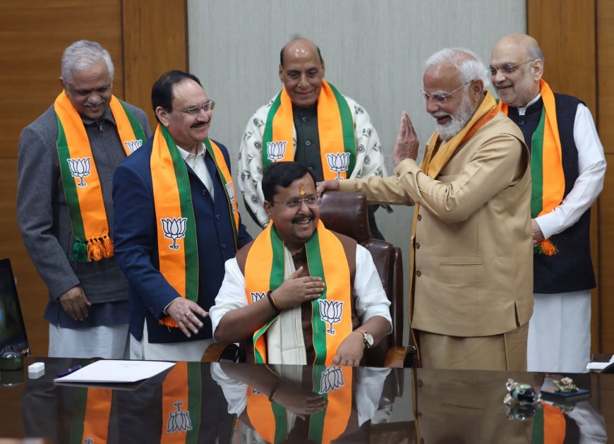 भाजपा के राष्ट्रीय अध्यक्ष बनने पर श्री नितिन नबीन जी को हार्दिक बधाई।