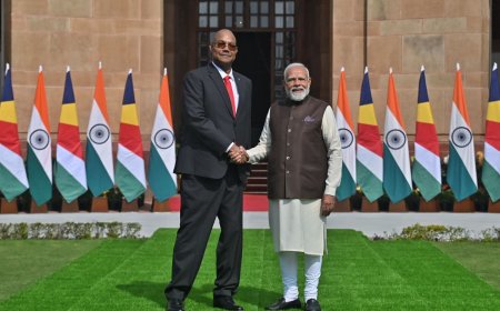 सेशेल्स के राष्ट्रपति पैट्रिक हर्मिनी के साथ एक सार्थक बैठक  सम्पन्न हुई।