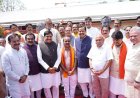 मध्यप्रदेश से राज्यसभा के तीसरे  प्रत्याशी श्री महेश केवट ने सोमवार को भाजपा प्रदेश कार्यालय स्थित मंदिर में दर्शन-पूजन करने के पश्चात नामांकन प्रस्तुत किया