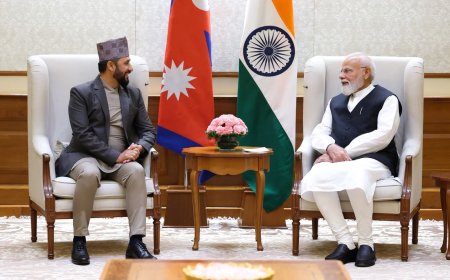 नेपाल की राष्ट्रीय स्वतंत्र पार्टी के अध्यक्ष श्री रबी लामिछाने से नरेन्द्र मोदी जी ने मुलाकात की