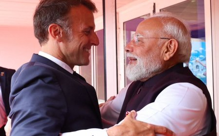 राष्ट्रपति मैक्रॉन, नीस में आपसे मिलकर बहुत खुशी हुई। 'भारत इनोवेट्स' में भाग लेने के लिए धन्यवाद.