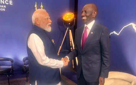 केन्या के राष्ट्रपति विलियम रूटो से प्रधानमंत्री नरेन्द्र मोदी जी की मुलाकात हुई।