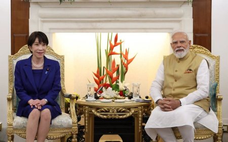 प्रधानमंत्री नरेन्द्र मोदी जी ने जापान  की प्रधानमंत्री सनाए ताकाइची के साथ भारत-जापान संयुक्त आर्थिक मंच को संबोधित किया।