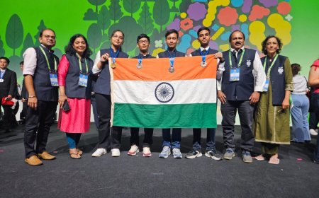 लिथुआनिया के विनियस में आयोजित 37वें अंतर्राष्ट्रीय जीवविज्ञान ओलंपियाड में भारतीय टीम के चारों सदस्यों ने स्वर्ण पदक सहित पदक हासिल किए।