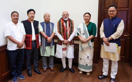 अरुणाचल प्रदेश और नागालैंड के सांसदों से नरेन्द्र मोदी जी ने मुलाकात की। इन राज्यों में आई बाढ़ के बाद की स्थिति पर चर्चा की
