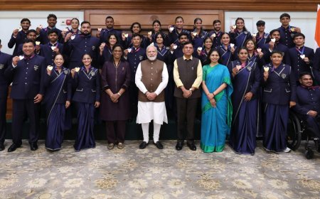 राष्ट्रमंडल खेल 2026 के हमारे उत्कृष्ट पदक विजेताओं की मेजबानी करके हमें बेहद खुशी हो रही है: नरेन्द्र मोदी